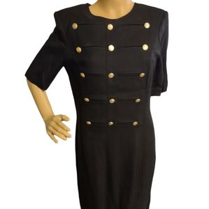 Louis Feraud black dress